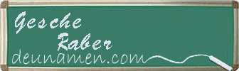 Gesche Raber Visitenkarte